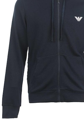 EMPORIO ARMANI SS23 Solid Logo Print Drawstring Hoodie - Navy Blue 111666-3R571-0135 Sizing EMPORIO ARMANI SS23 Solid Logo Print Drawstring Hoodie - Navy Blue 111666-3R571-0135