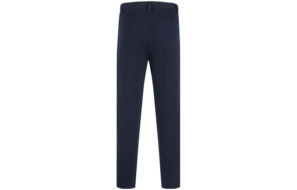 Lookbook Emporio Armani SS23 Seluar Kasual Potongan Lurus Mid-Rise Biru Gelap. H31P52-C1069-920