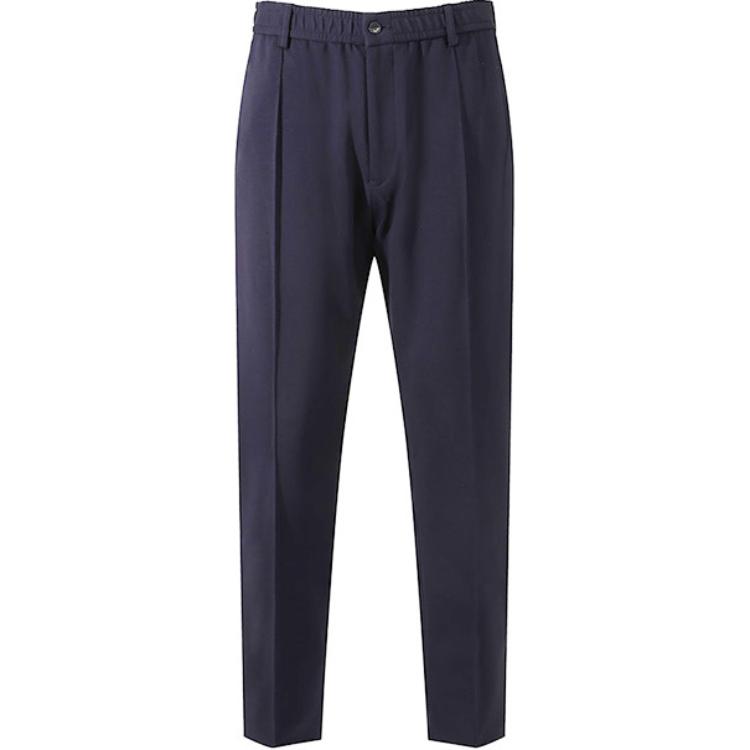 EMPORIO ARMANI SS23  Straight-Leg Mid-Rise Navy Casual Pants. H41P59-E105-9922 圖 2
