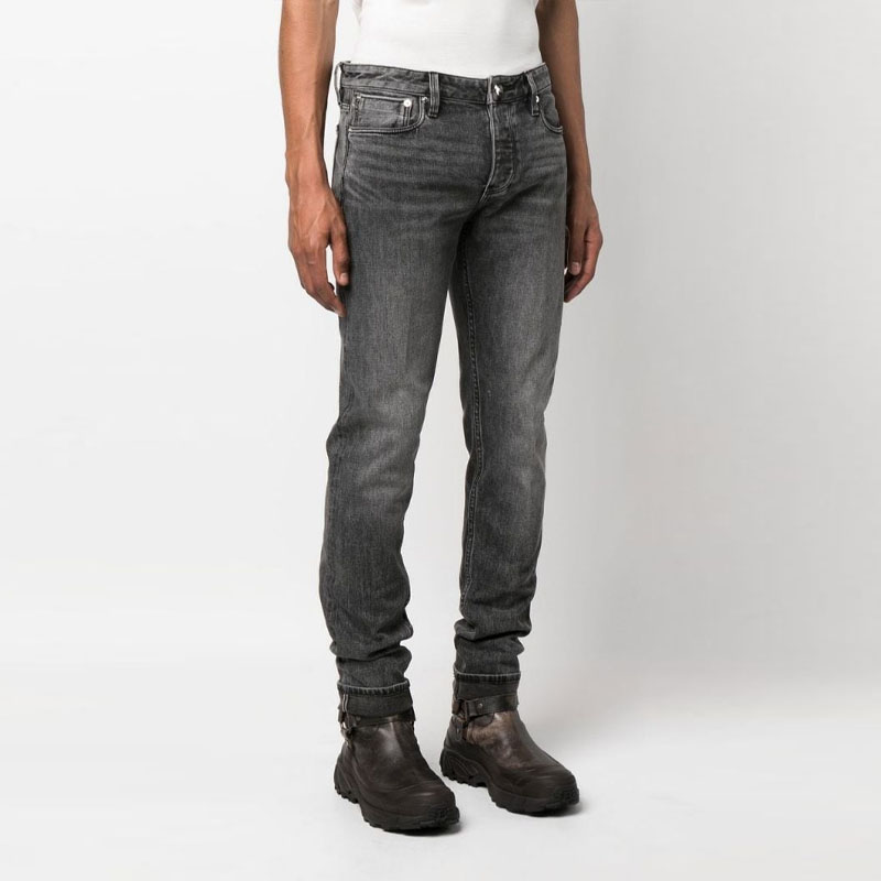 EMPORIO ARMANI SS23  Washed Black Straight-Leg Casual Jeans. 3R1J75-1DPYZ-0006 圖 5