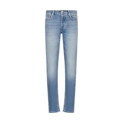 Emporio Armani SS23 Washed Slim Straight Blue Jeans. 3R1J751-D29Z1-0942