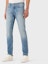Lookbook Emporio Armani SS23 Seluar Jeans Biru Slim Straight Washed. 3R1J751-D29Z1-0942