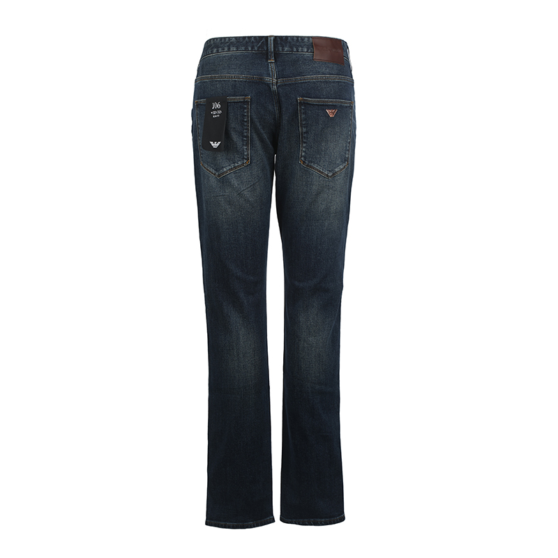 Emporio Armani SS23  Washed Straight-Leg Casual Jeans Dark Blue. 3R1J06-1DMXZ-0941 圖 3