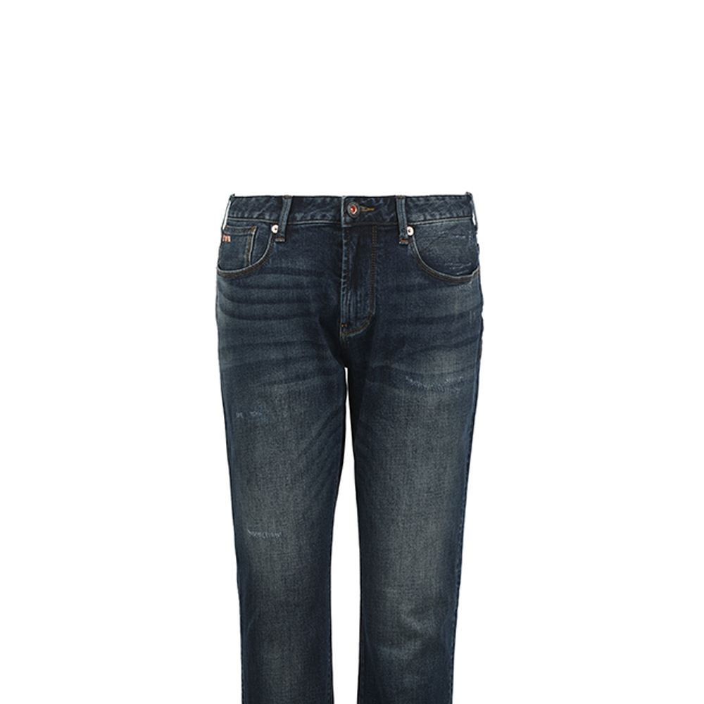 Emporio Armani SS23  Washed Straight-Leg Casual Jeans Dark Blue. 3R1J06-1DMXZ-0941 圖 5