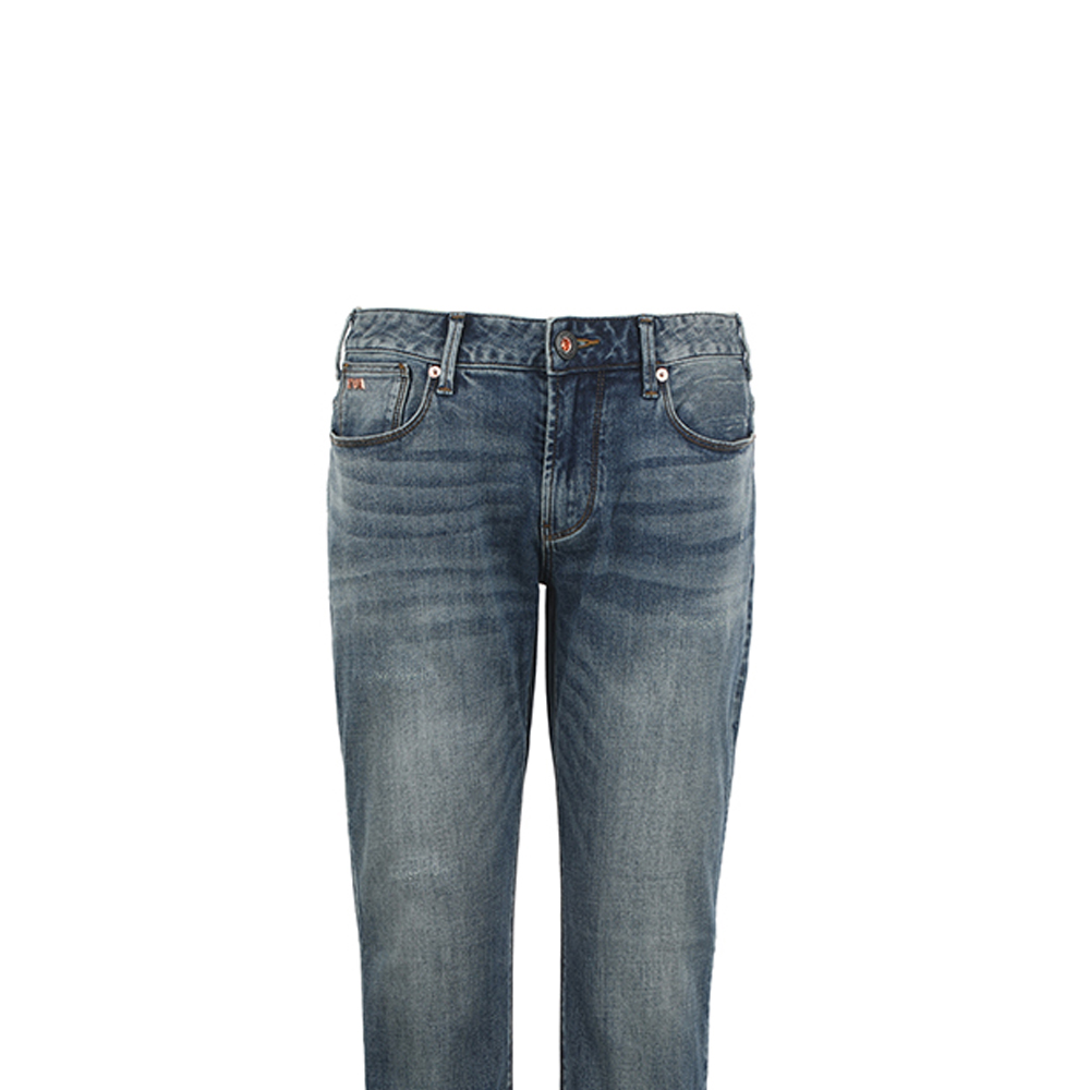 Purchase Emporio Armani SS23 Seluar Jeans Kasual Biru Potongan Lurus. 3R1J06-1DMXZ-0942