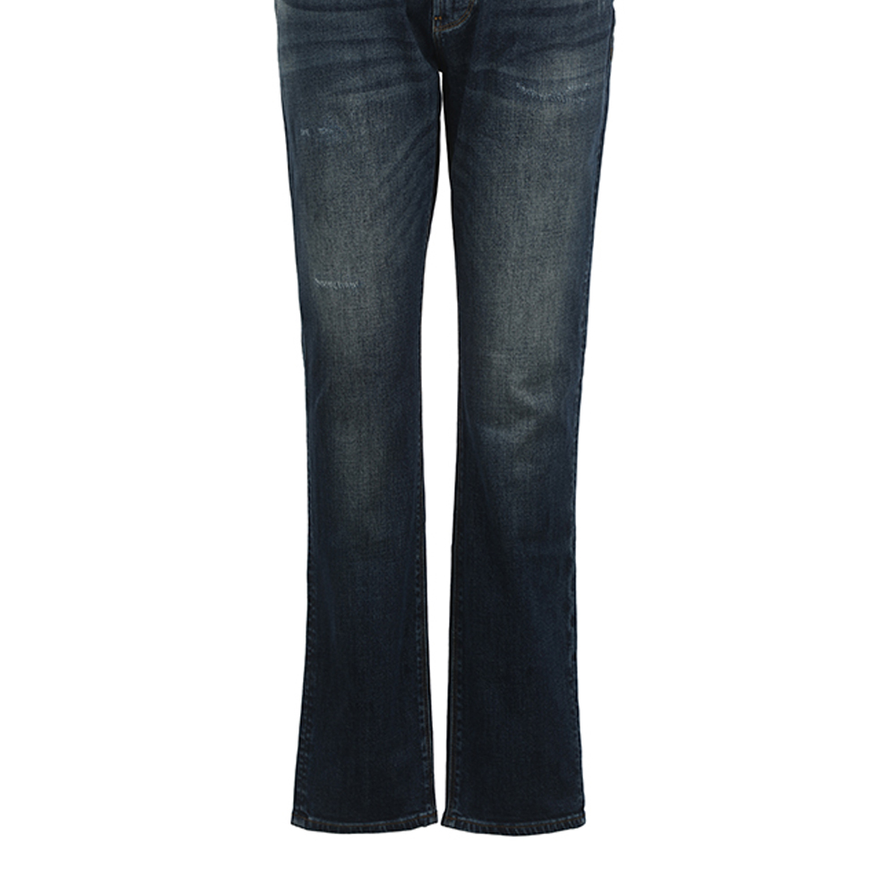 Emporio Armani SS23  Washed Straight-Leg Casual Jeans Dark Blue. 3R1J06-1DMXZ-0941 圖 6