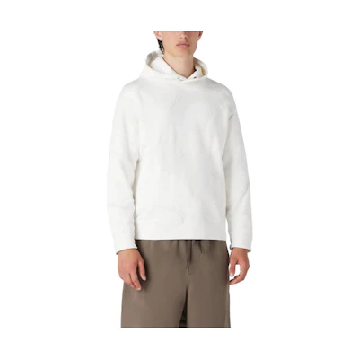Emporio Armani SS23 White Camouflage Embroidered Hoodie. 3R1MCU-1JLXZ-0101