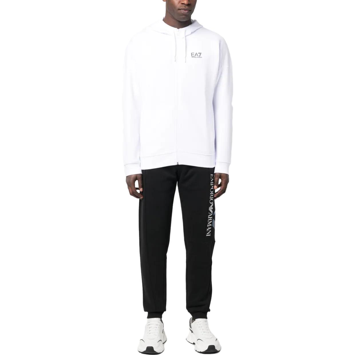 Emporio Armani SS23  White Hoodie with Logo Embroidery and Drawstring. 3RPM19-PJLSZ-0100 圖 3