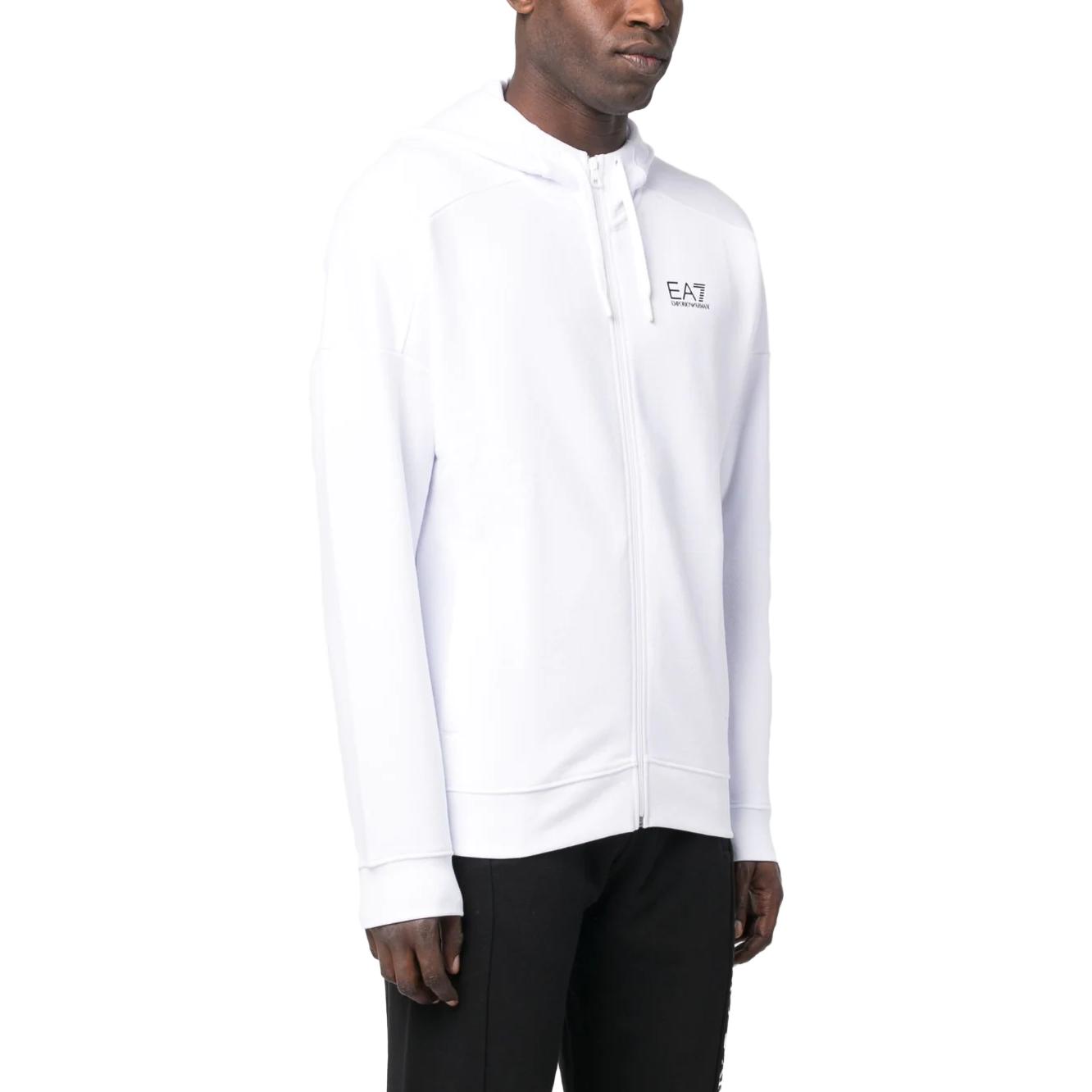 Emporio Armani SS23  White Hoodie with Logo Embroidery and Drawstring. 3RPM19-PJLSZ-0100 圖 5