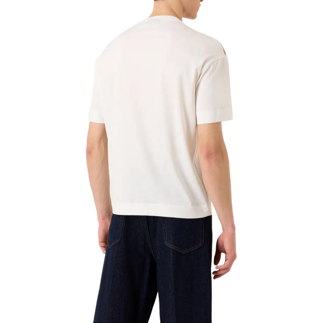 Emporio Armani SS23  White Logo Print Crewneck T-Shirt. 3R1TZ2-1JUVZ-01G0 圖 6