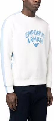 Emporio Armani SS23 Sudadera Casual Blanca con Logo Impreso. 3R1MBE-1JHSZ-0164 Shop Emporio Armani SS23 Sudadera Casual Blanca con Logo Impreso. 3R1MBE-1JHSZ-0164