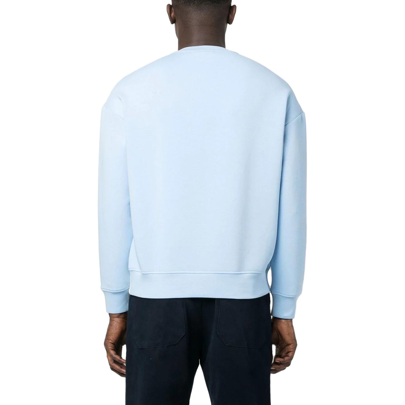 Purchase Emporio Armani SS23  White Logo Printed Pullover Casual Sweatshirt. 3R1MBE-1JHSZ-0164