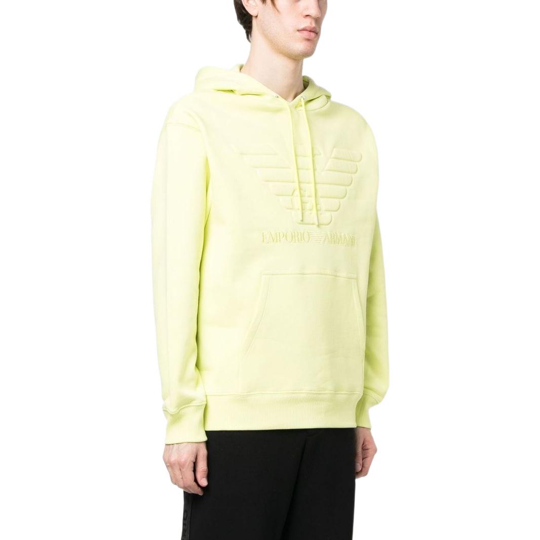 Emporio Armani SS23  Yellow Embossed Letter Long Sleeve Hoodie. 3R1M7Q1-JWEZ-0206 圖 5