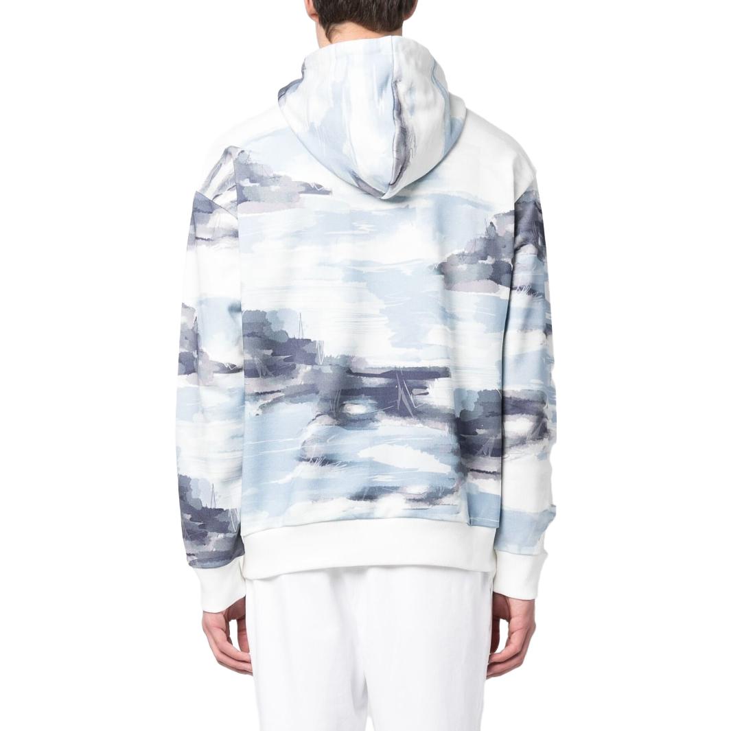 Emporio Armani SS23 Abstract Print Hoodie Men’s Blue 3R1M8P-1J5SZ-F1D2 圖 4