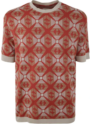 EMPORIO ARMANI SS23 All-Over Print Crewneck Short Sleeve T-Shirt Orange Mens 3R1T6G-1JXBZ-F213 Buy EMPORIO ARMANI SS23 All-Over Print Crewneck Short Sleeve T-Shirt Orange Mens 3R1T6G-1JXBZ-F213