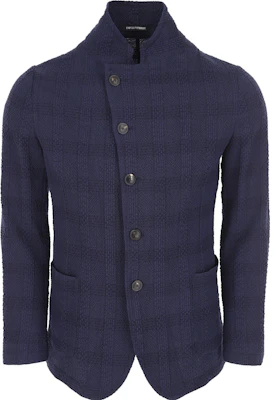 Blazer Asimétrico con Botones Emporio Armani SS23 - Azul Marino D41G57-D1054-1920 Buy Blazer Asimétrico con Botones Emporio Armani SS23 - Azul Marino D41G57-D1054-1920