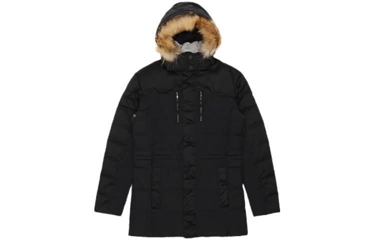 Emporio Armani SS23 Black Casual Hooded Long-Sleeve Cotton Jacket for Men 271585-4A311-00020