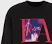 Details for Emporio Armani SS23 Black Loose Fit Anime Print Pullover Sweatshirt Men. 6R1M6X-1JT2Z-0999