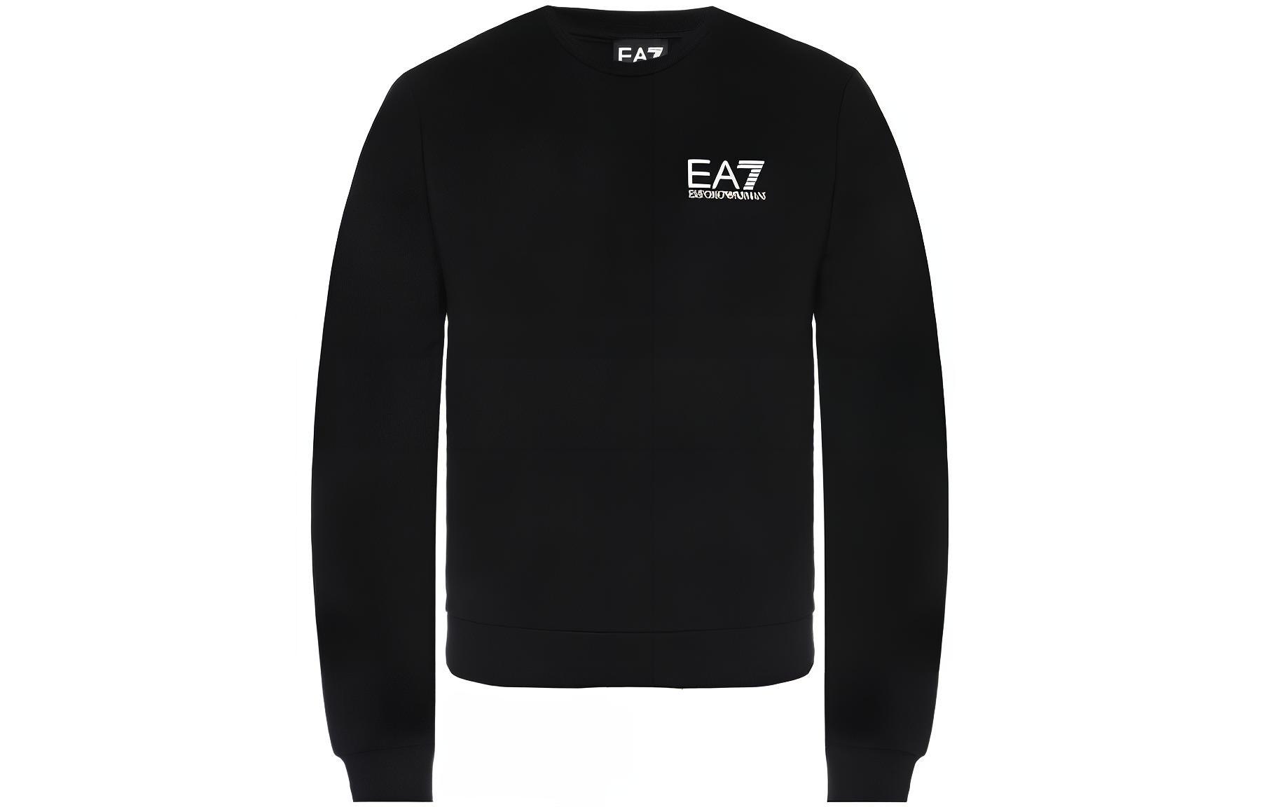 Emporio Armani SS23 Casual Printed Sweatshirt Black 3ZPM52-PJ05Z-1200