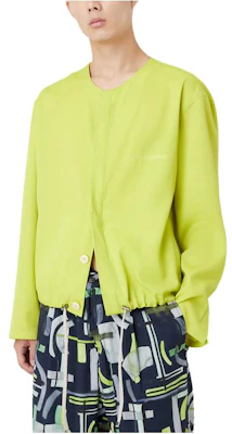 Emporio Armani SS23 Drawstring Hem Crewneck Jacket Lime Green D41R54-D1200-1517 Buy Emporio Armani SS23 Drawstring Hem Crewneck Jacket Lime Green D41R54-D1200-1517