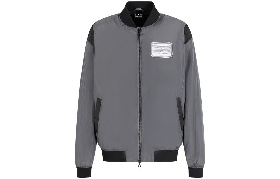 Emporio Armani SS23 EA7 Colorblock Logo Baseball Jacket - 3RPB08-PNAZZ-1977