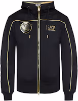 Emporio Armani SS23 EA7 Printed Logo Hooded Jacket Black 3ZPMA9-PJL3Z-1200 Emporio Armani SS23 EA7 Printed Logo Hooded Jacket Black 3ZPMA9-PJL3Z-1200