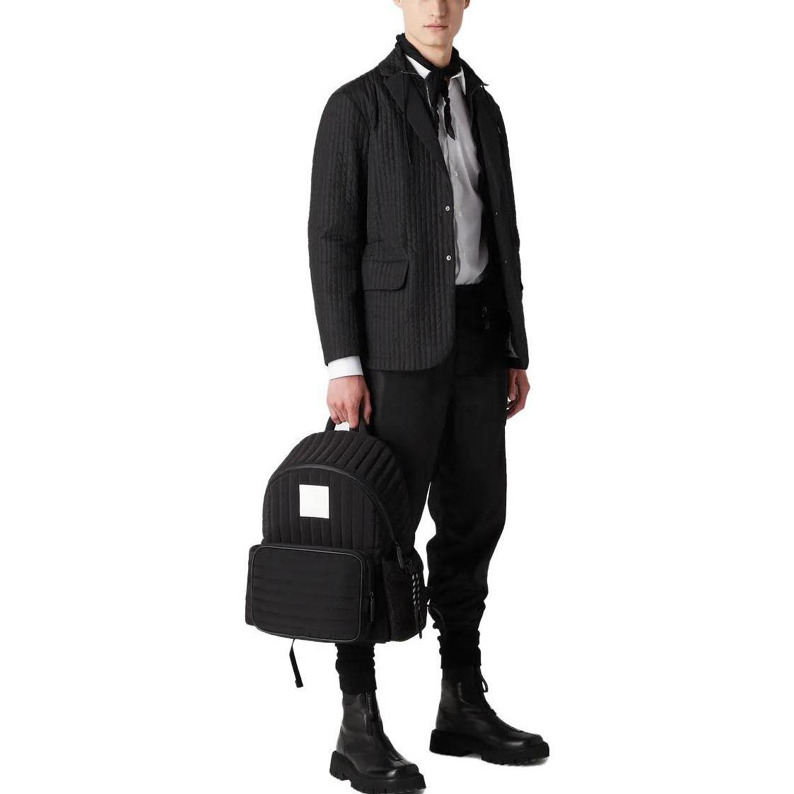 Lookbook EMPORIO ARMANI SS23 Essentials  White Solid Long Sleeve Button-Up Shirt. 8N1C091-NI9Z1-0100