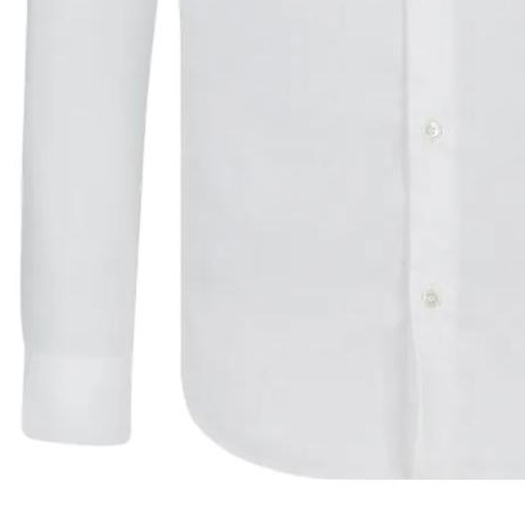 Sizing EMPORIO ARMANI SS23 Essentials  White Solid Long Sleeve Button-Up Shirt. 8N1C091-NI9Z1-0100