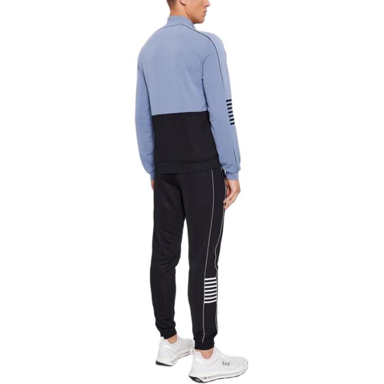 Purchase Emporio Armani SS23 EV7 Logo Embroidered Tracksuit  Light Blue. 6RPV53-PJ16Z-25CK