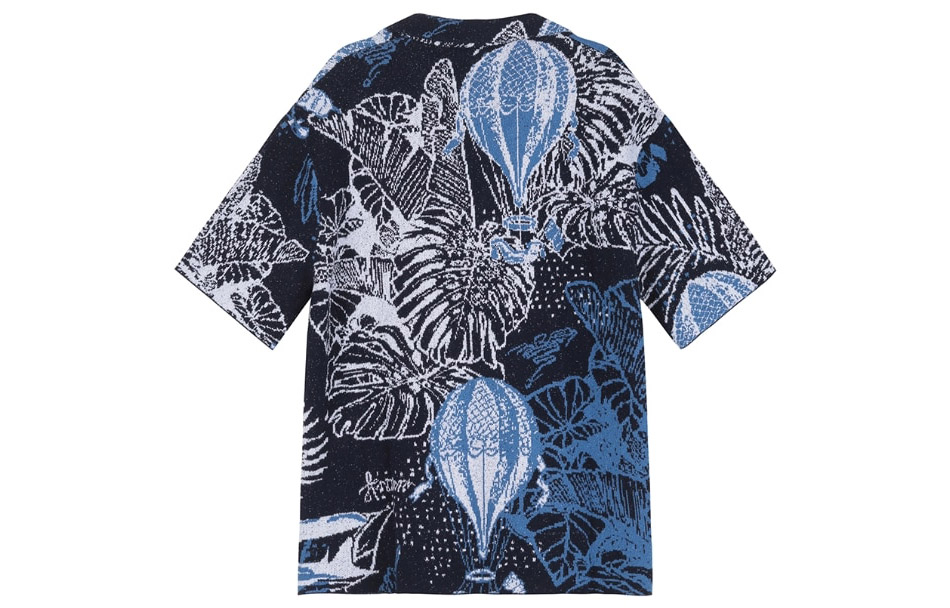 Lookbook EMPORIO ARMANI SS23 Floral Print Shirt Navy Blue -  Resort Capsule. 6R1CV5-1M40Z-F902