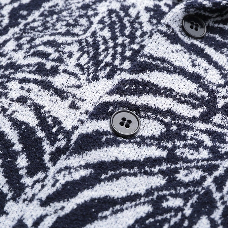 Purchase EMPORIO ARMANI SS23 Floral Print Shirt Navy Blue -  Resort Capsule. 6R1CV5-1M40Z-F902