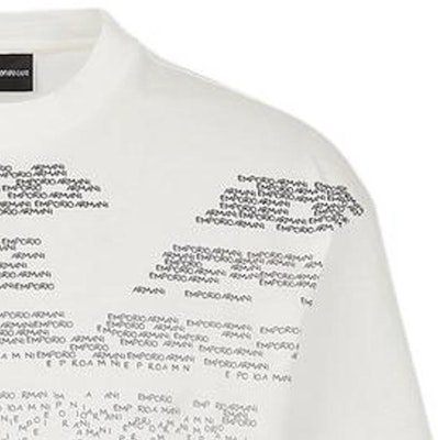 Emporio Armani SS23 Logo Crewneck Short Sleeve T-Shirt Men’s White. 3R1TV0-1JSAZ-0101 Shop Emporio Armani SS23 Logo Crewneck Short Sleeve T-Shirt Men’s White. 3R1TV0-1JSAZ-0101