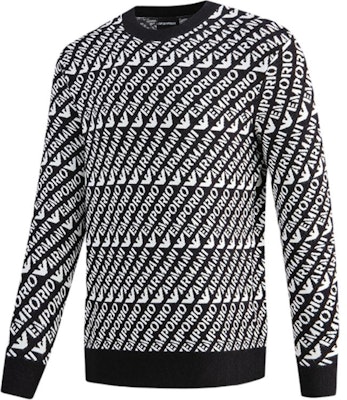 エンポリオアルマーニ SS23 ロゴプリント クルーネックスウェット ネイビー/ホワイト 6R1MU2-1MMKZ-F905 Shop エンポリオアルマーニ SS23 ロゴプリント クルーネックスウェット ネイビー/ホワイト 6R1MU2-1MMKZ-F905