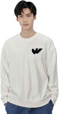 Emporio Armani SS23 Logo Print Loose Fit Crewneck Long Sleeve Sweatshirt White 6L1MB5-1JQNZ-0101 Shop Emporio Armani SS23 Logo Print Loose Fit Crewneck Long Sleeve Sweatshirt White 6L1MB5-1JQNZ-0101