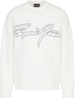 Emporio Armani SS23 Logo Print Pullover Sweatshirt Men’s White 3R1MDK-1JHSZ-0101 Emporio Armani SS23 Logo Print Pullover Sweatshirt Men’s White 3R1MDK-1JHSZ-0101