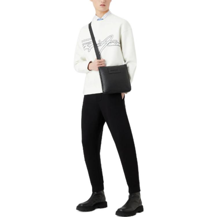 Emporio Armani SS23 Logo Print Pullover Sweatshirt Men’s White 3R1MDK-1JHSZ-0101 圖 3