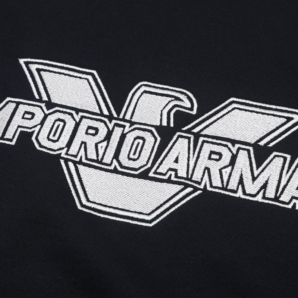 Emporio Armani SS23 Logo Printed Crewneck Sweatshirt in Navy 3R1MDA-1JRIZ-0920 圖 8