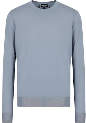 Emporio Armani SS23 寬鬆版型圓領毛衣 - 藍色 8NSM01S-M99Z1-UBSG Buy Emporio Armani SS23 寬鬆版型圓領毛衣 - 藍色 8NSM01S-M99Z1-UBSG
