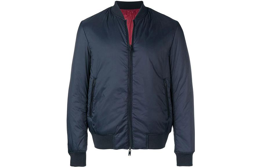Emporio Armani SS23 Loose Fit Reversible Jacket Navy Blue Men 6Z1B96-1NUMZ-0922