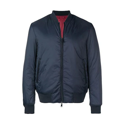 Emporio Armani SS23 Loose Fit Reversible Jacket Navy Blue Men 6Z1B96-1NUMZ-0922