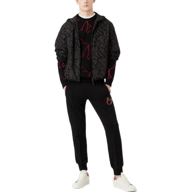 Lookbook Emporio Armani SS23 Lunar New Year Rabbit Knit Sweater Black  Limited Edition 3R1MXB-1MDYZ-0080