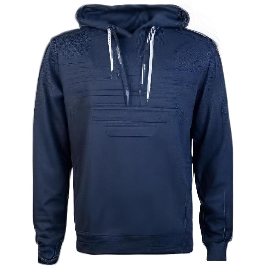 Emporio Armani SS23 Navy Eagle Logo Embroidered Hoodie 3G1M87-1J51Z-0922