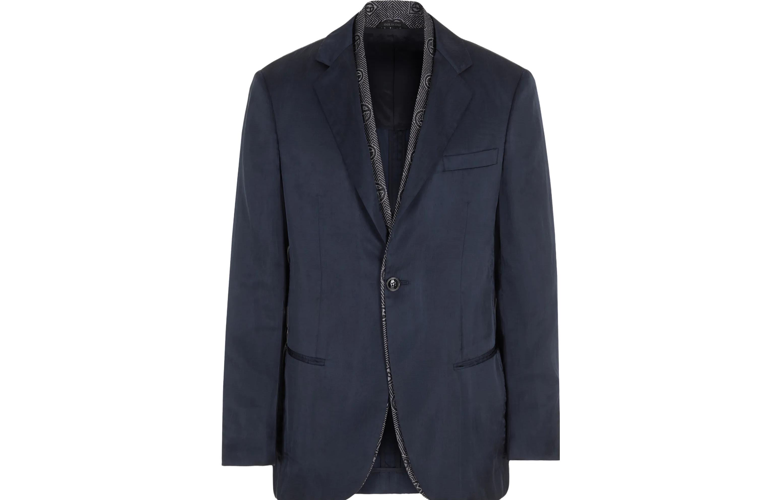 Emporio Armani SS23 Navy Slim Fit Collared Jacket 3SGGG10XT-03ZH1-UBWF