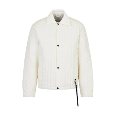 Emporio Armani SS23 Off-White Single-Breasted Long-Sleeve Jacket 3R1BC71-NROZ1-0101