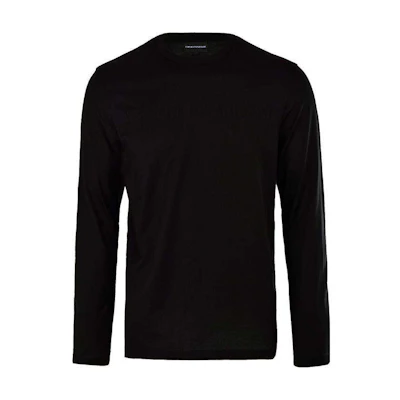 Emporio Armani SS23 Pullover Solid Long Sleeve Sweatshirt Navy - 6G1TL6-JHWZ-F951