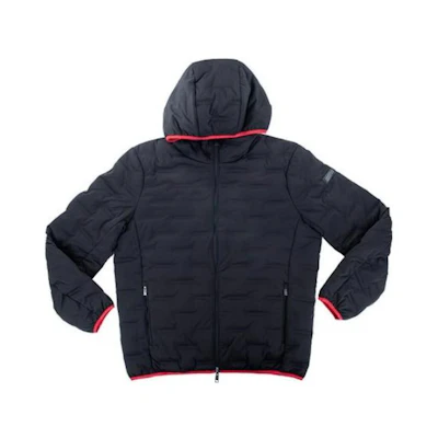 Emporio Armani SS23 Quilted Hooded Jacket Black 6GZB02ZN-HVZIW-1200
