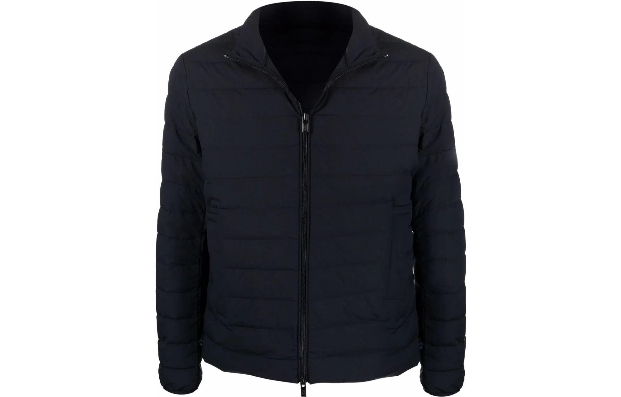 Emporio Armani SS23 Quilted Puffer Jacket Black Fashion 8N1BQ2-1NLRZ-1000