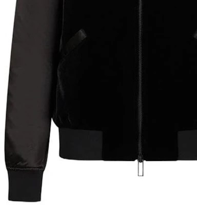 EMPORIO ARMANI SS23 兔子刺繡緞面飛行夾克 男款 黑色 3R1BD5-1NSAZ-0999 Sizing EMPORIO ARMANI SS23 兔子刺繡緞面飛行夾克 男款 黑色 3R1BD5-1NSAZ-0999