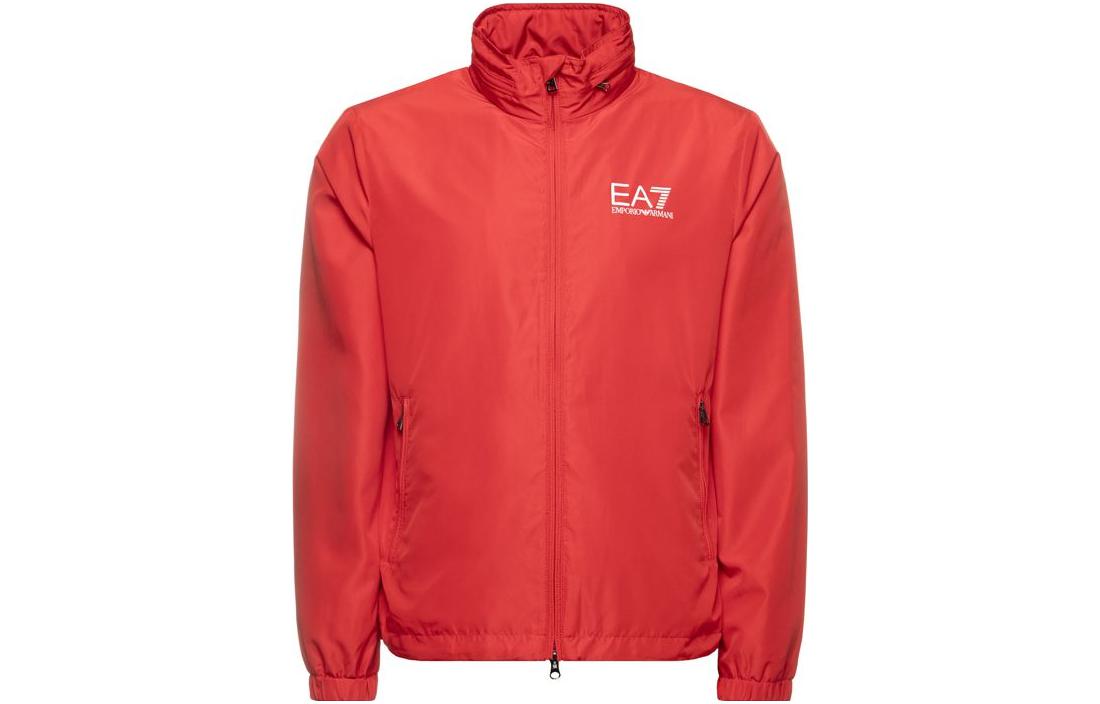 Emporio Armani SS23 Red Logo Print Long Sleeve Jacket 3HPB03-PN28Z-1451