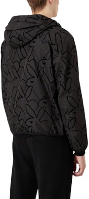 Emporio Armani SS23双面连帽夹克 黑色兔年印花外套. 3R1BD4-1NRZZ-F062 Sizing Emporio Armani SS23双面连帽夹克 黑色兔年印花外套. 3R1BD4-1NRZZ-F062